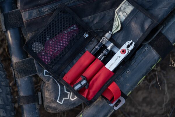 Combine with three open ended slots that create a mini tool roll